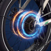 OVIVO C1 MAX elektrinis dviratis su dviguba baterija – 140 km