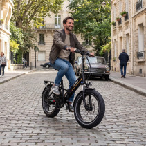 OVIVO C1 MAX elektrinis dviratis su dviguba baterija – 140 km