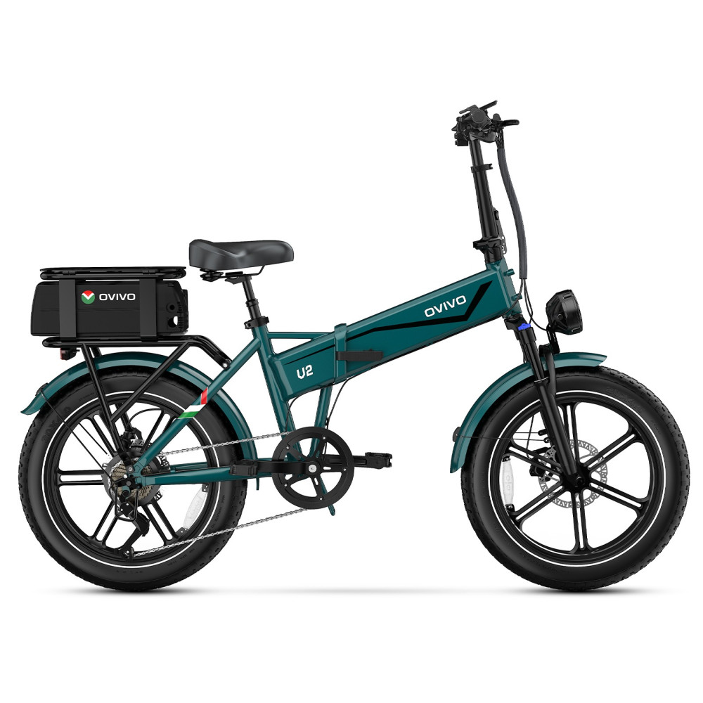 OVIVO V2 elektrinis dviratis su dviguba baterija 58Ah – 260 km