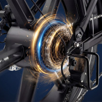 OVIVO V2 elektrinis dviratis su dviguba baterija 58Ah – 260 km