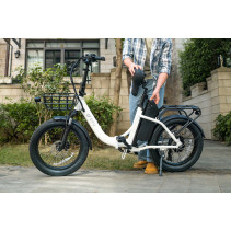 Elektrinis dviratis DYU C9 150 km – patogus miesto dviratis Lietuvoje