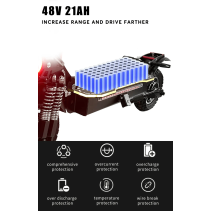 Emanba X6 Pro 2400W elektrinis paspirtukas 21Ah dual motor