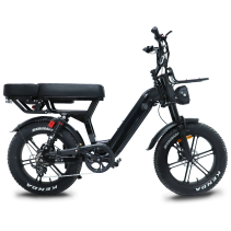VOMO X70 750W 48V 15Ah elektrinis miesto dviratis 20” storos padangos
