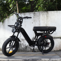 VOMO X70 750W 48V 15Ah elektrinis miesto dviratis 20” storos padangos