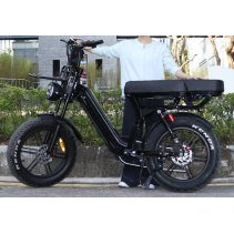 VOMO X70 750W 48V 15Ah elektrinis miesto dviratis 20” storos padangos