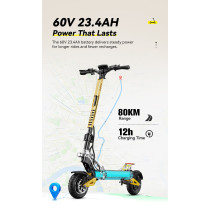 OOTD SR3 elektrinis paspirtukas 2400W 60V iki 65 km/h