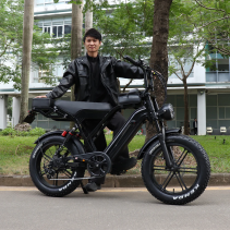 VOMO X80 Ultra 750W elektrinis dviratis 48V iki 50 km/h
