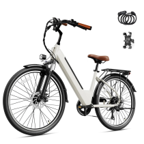 VOMO CS20 elektrinis dviratis miesto 250W 36V su krepšiu
