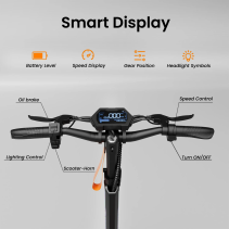 RUITOO M4 MAX elektrinis paspirtukas 1000W 45km/h 55km