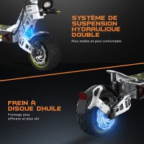 RUITOO T3 MAX 3200W elektrinis paspirtukas 75km/h 85km