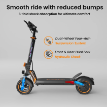 RUITOO RT6 800W elektrinis paspirtukas 45km/h 55km