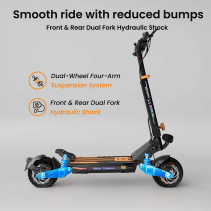 Ruitoo T2 Master elektrinis paspirtukas 2400W – iki 65 km