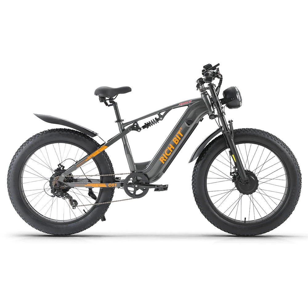 RICH BIT C01 Dual Motor 3000W 48V 20Ah elektrinis fat bike
