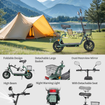 TWOFISH M5 PRO-E 500W 48V 13Ah elektrinis paspirtukas su sėdyne