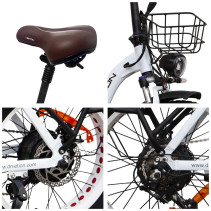 Drvetion CT20 fatbike elektrinis sulankstomas dviratis 750W 20Ah