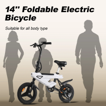 AVDLBIKE A02 mini sulankstomas elektrinis dviratis 250W