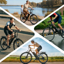 AVDLBIKE A31 elektrinis miesto dviratis 27.5” | 36V 12.8Ah