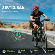 AVDLBIKE A31 elektrinis miesto dviratis 27.5” | 36V 12.8Ah
