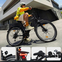 AVDLBIKE A31 elektrinis miesto dviratis 27.5” | 36V 12.8Ah
