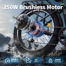 AVDLBIKE A35 fat bike elektrinis dviratis 500W 48V 15.6Ah