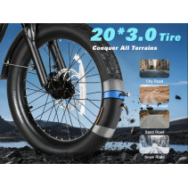 Sulankstomas Elektrinis Dviratis Samebike CY20 Pro