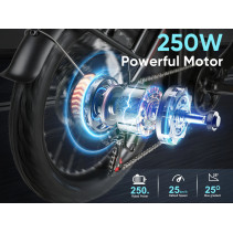 Sulankstomas Elektrinis Dviratis Samebike CY20 Pro