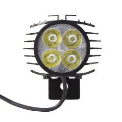 LED žibintas su garso signalu paspirtukui – dviračiui, 12-80 V