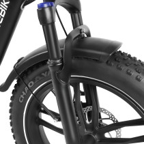 Samebike C05PRO 500W miesto elektrinis dviratis | Stilingas pasirinkimas su krepšiu