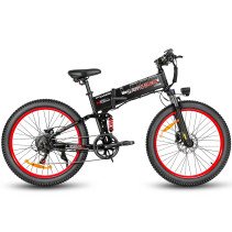 Samebike LO26PLUS 1000W elektrinis dviratis | Bekelės galiūnas su 15Ah baterija