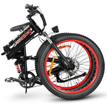 Samebike LO26PLUS 1000W elektrinis dviratis | Bekelės galiūnas su 15Ah baterija