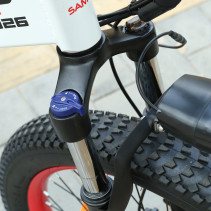 Samebike LO26PLUS 1000W elektrinis dviratis | Bekelės galiūnas su 15Ah baterija