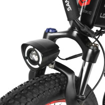 Samebike LO26PLUS 1000W elektrinis dviratis | Bekelės galiūnas su 15Ah baterija