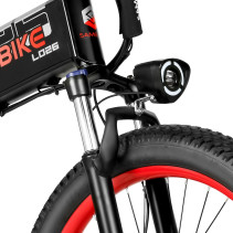 Samebike LO26PLUS 1000W elektrinis dviratis | Bekelės galiūnas su 15Ah baterija