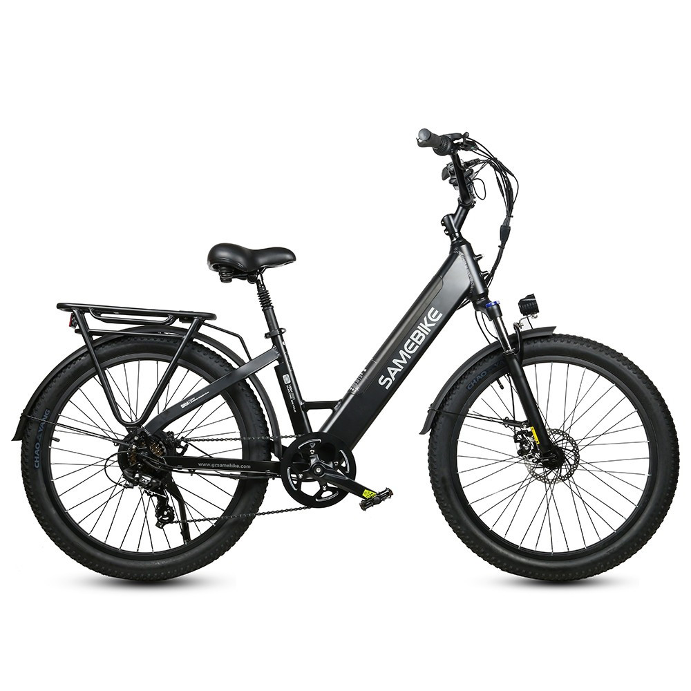 Samebike RS-A01PLUS 750W elektrinis dviratis | Miesto komfortas su 14Ah baterija