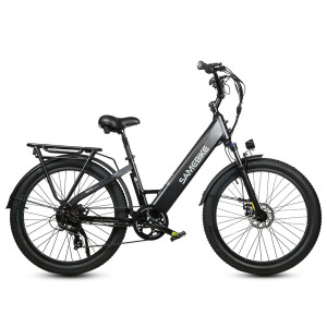 Samebike RS-A01PLUS 750W elektrinis dviratis | Miesto komfortas su 14Ah baterija