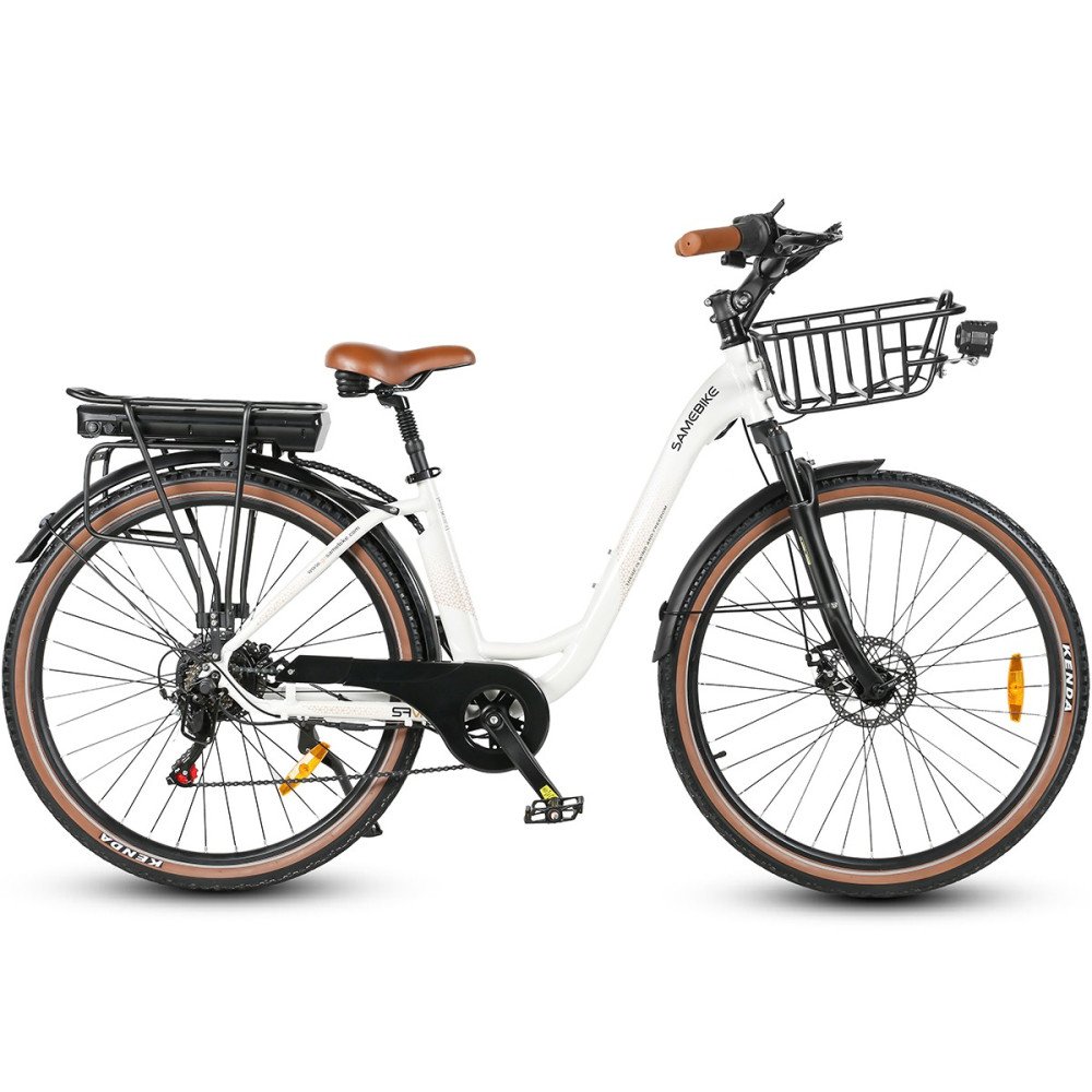 Samebike RS-A07 500W elektrinis miesto dviratis | Komfortas su 28 colių ratais