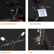 JOYOR S8E 800W 26Ah elektrinis paspirtukas