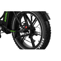 KOOLUX BK6S PRO 500W 23.4Ah sulankstomas elektrinis dviratis su dviguba baterija