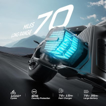 Eahora M8S 4000W 35Ah elektrinis čioperio stiliaus motoroleris