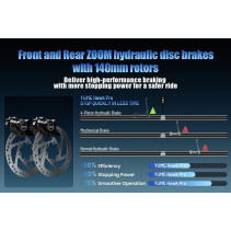YUME Hawk Pro 6000W Samsung 60V 30Ah elektrinis paspirtukas
