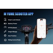 YUME Hawk Pro 6000W Samsung 60V 30Ah elektrinis paspirtukas