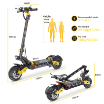 iENYRID ES60 2400W 23Ah Dual Motor elektrinis paspirtukas