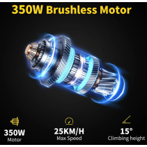 Hidoes C5 350W 10.4Ah elektrinis dviratis